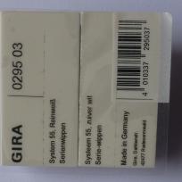 GIRA 029503 Serienwippen System 55 Reinweiß