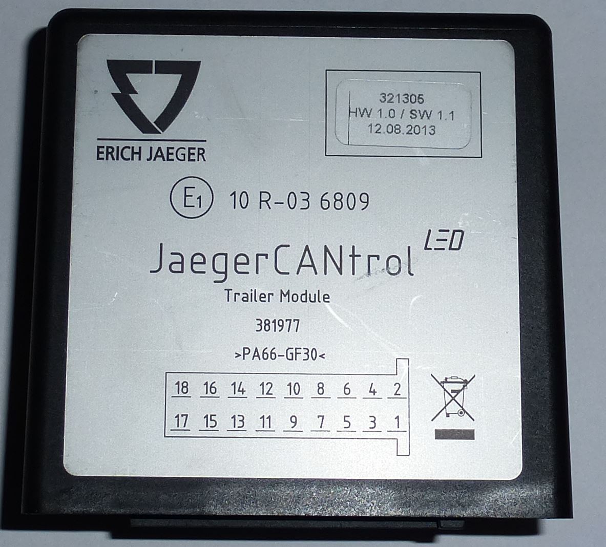 Jaeger Testkoffer 7/13 polig - universal - Jaeger-Anschluss
