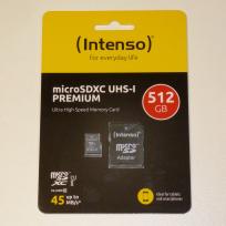 INTENSO Premium 512 GB microSDXC Class 10 UHS-I