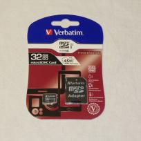 VERBATIM microSDHC Card 32GB Class 10