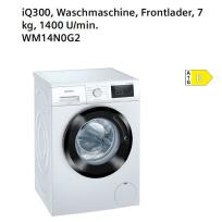 SIEMENS WM14N0G2 Waschvollautomat IQ300 Frontlader, 7 kg, 1400 U/min.